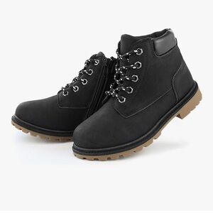 Hawkwell Black Kids Boots 10C
